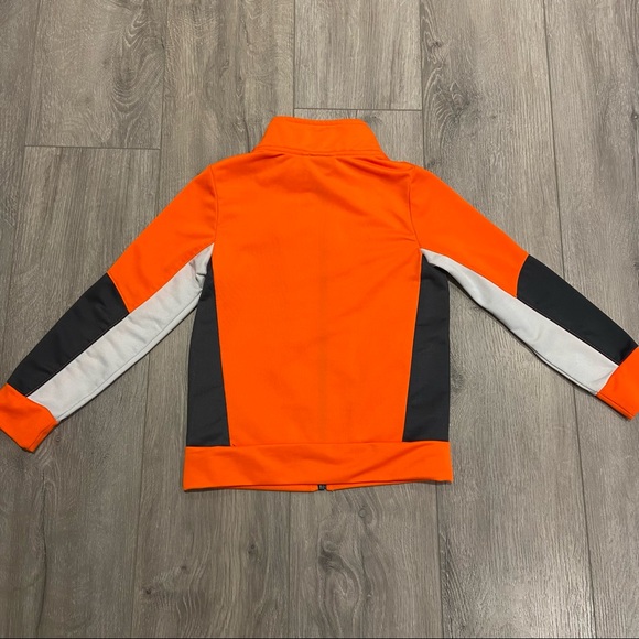 Puma Kids Orange Track Jacket - Kid Size 5 - Picture 3 of 7